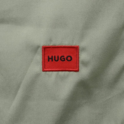 HUGO Ellino Linen Shirt Green
