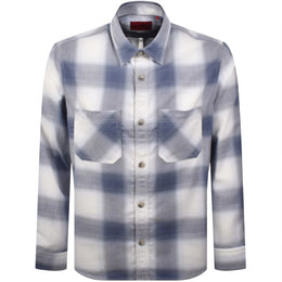 HUGO Erato Long Sleeve Shirt Blue