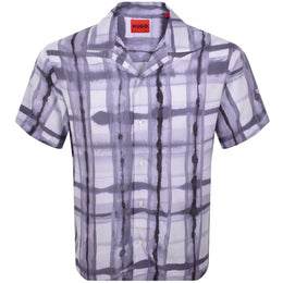HUGO Espino Short Sleeve Shirt Purple
