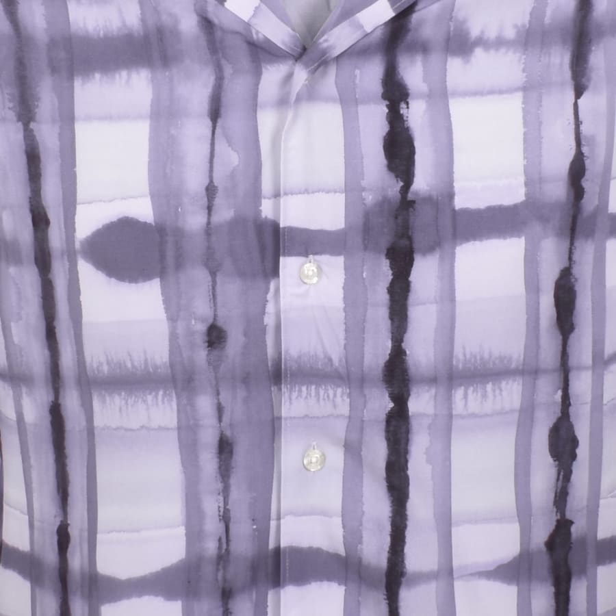 HUGO Espino Short Sleeve Shirt Purple