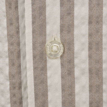 HUGO Espino Striped Shirt Light Brown