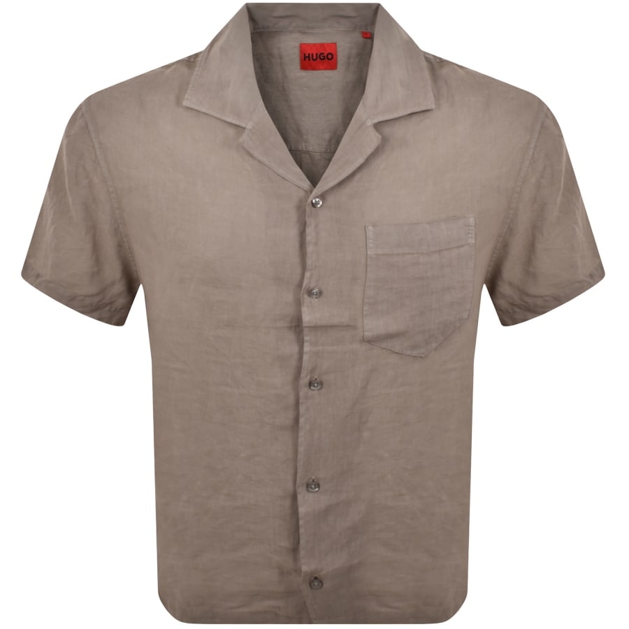 HUGO Exolino Shirt Light Brown
