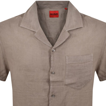 HUGO Exolino Shirt Light Brown