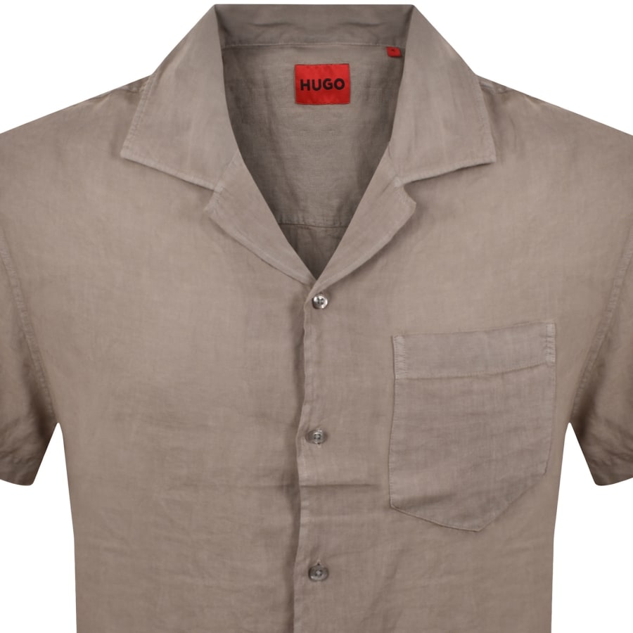 HUGO Exolino Shirt Light Brown
