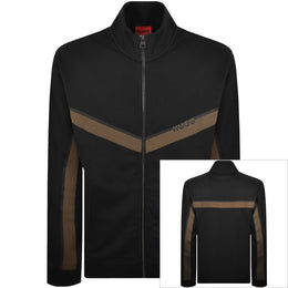 HUGO Full Zip Dingmoor Sweatshirt Black