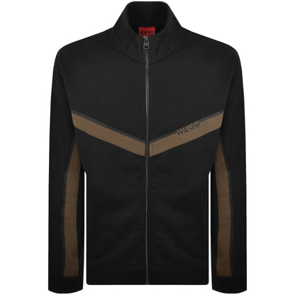 HUGO Full Zip Dingmoor Sweatshirt Black