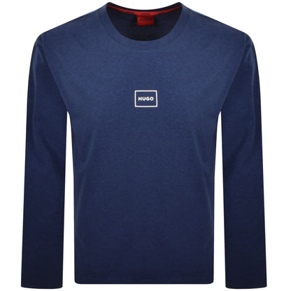 HUGO Laze Long Sleeve T Shirt Blue