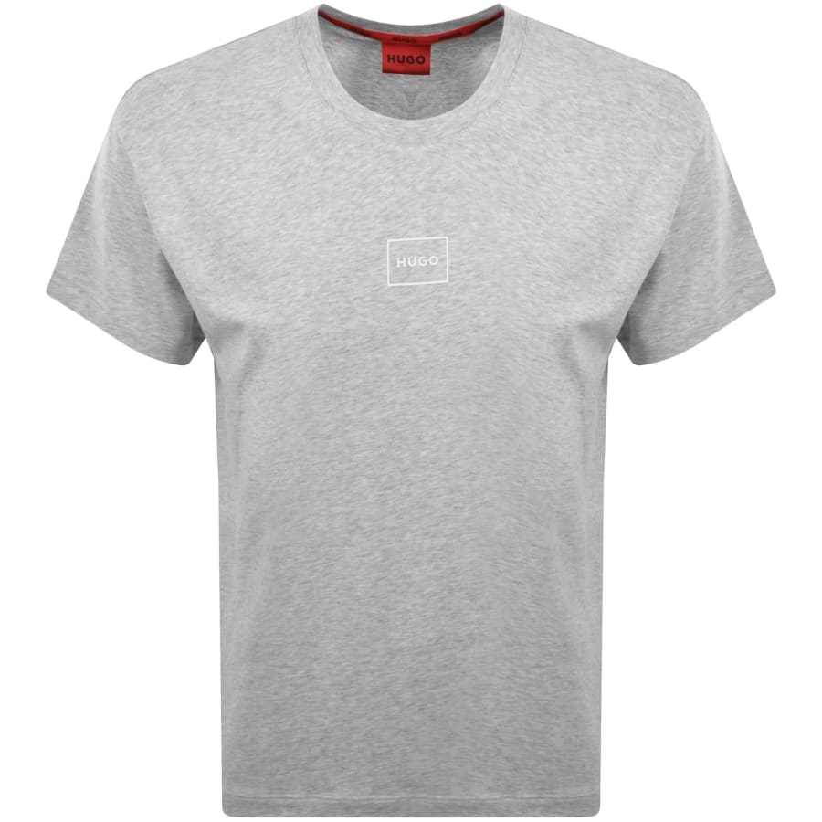 HUGO Laze T Shirt Light Pastel Grey