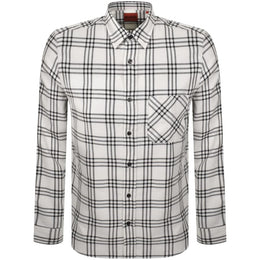 HUGO Long Sleeved Emero Shirt Natural