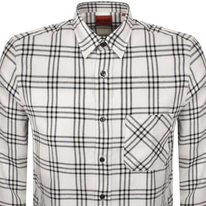 HUGO Long Sleeved Emero Shirt Natural