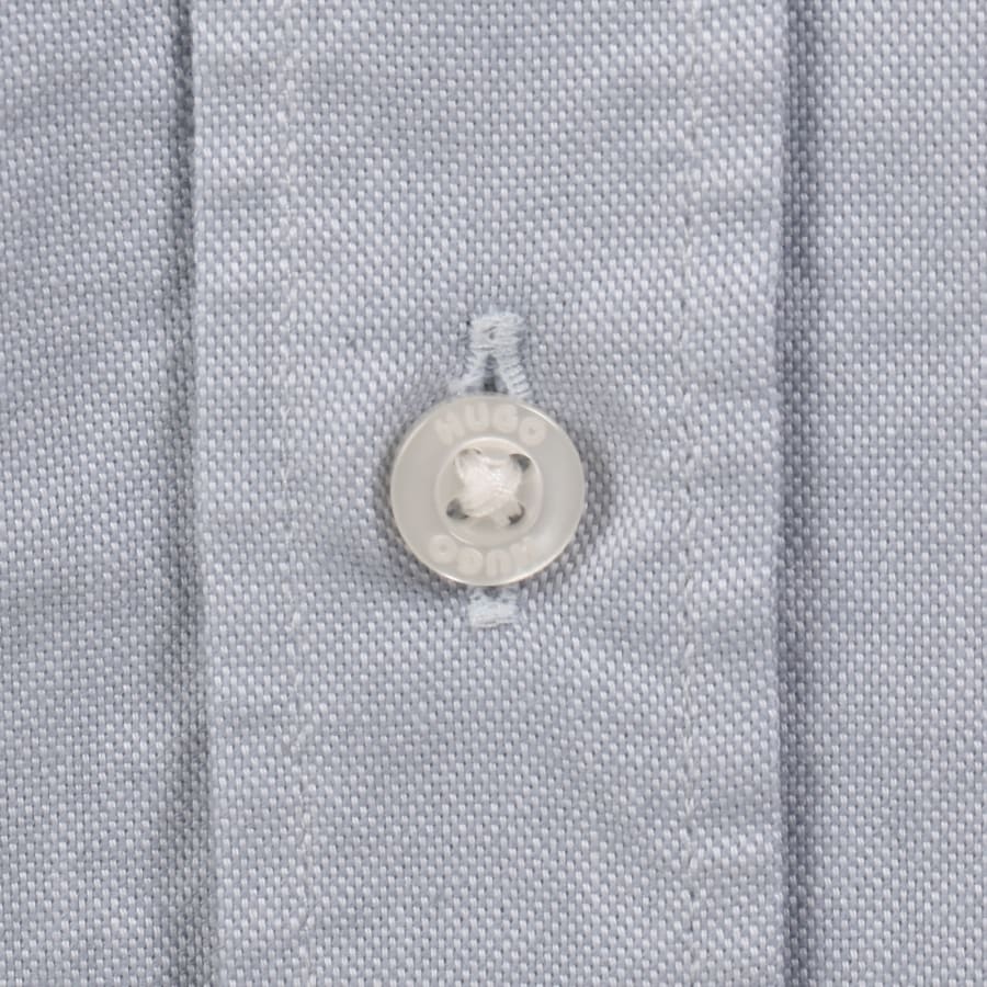 HUGO Long Sleeved Evito Shirt Pale Blue