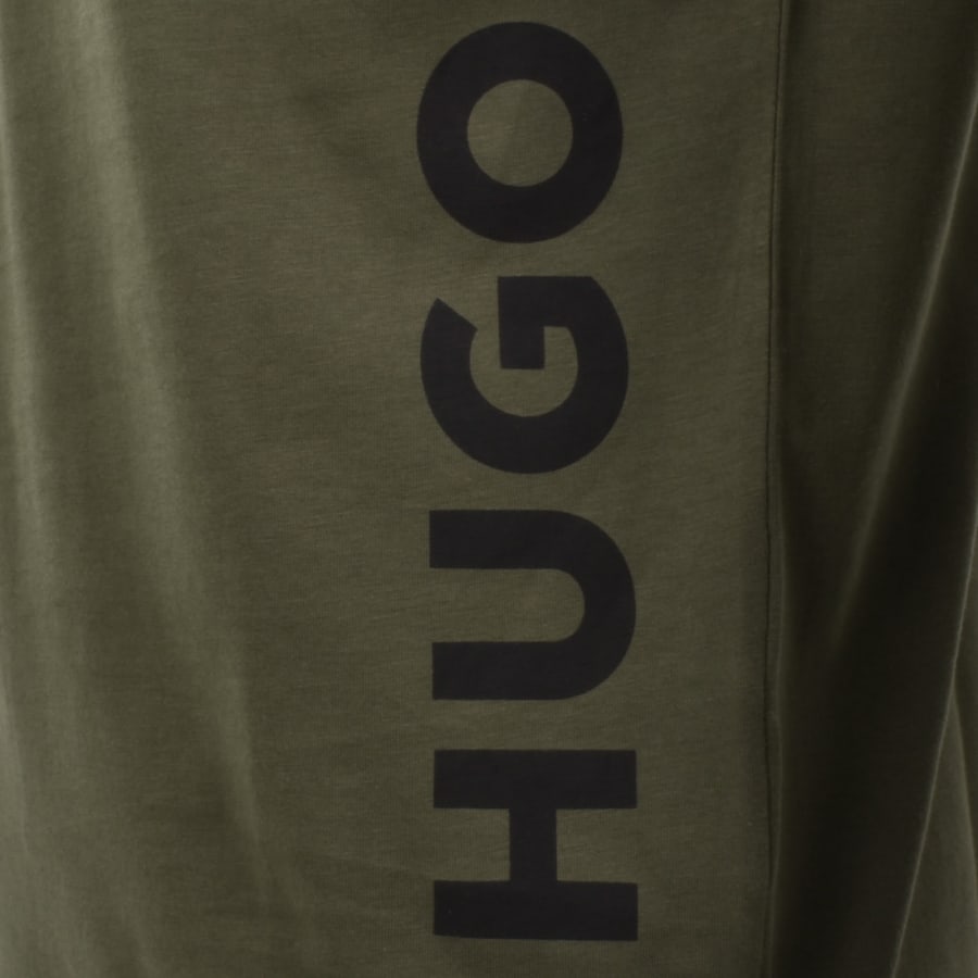 HUGO Relaxed Sun Protected T Shirt Green