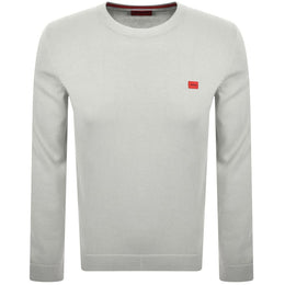 HUGO San Cassius Knit Jumper Cream
