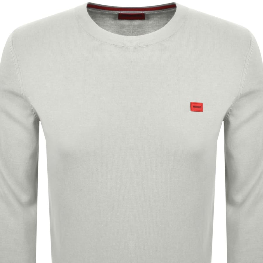 HUGO San Cassius Knit Jumper Cream
