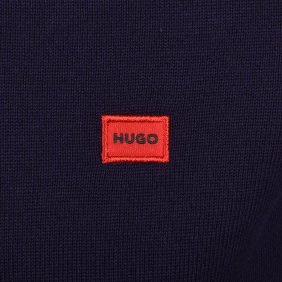 HUGO San Cassius Knit Jumper Navy