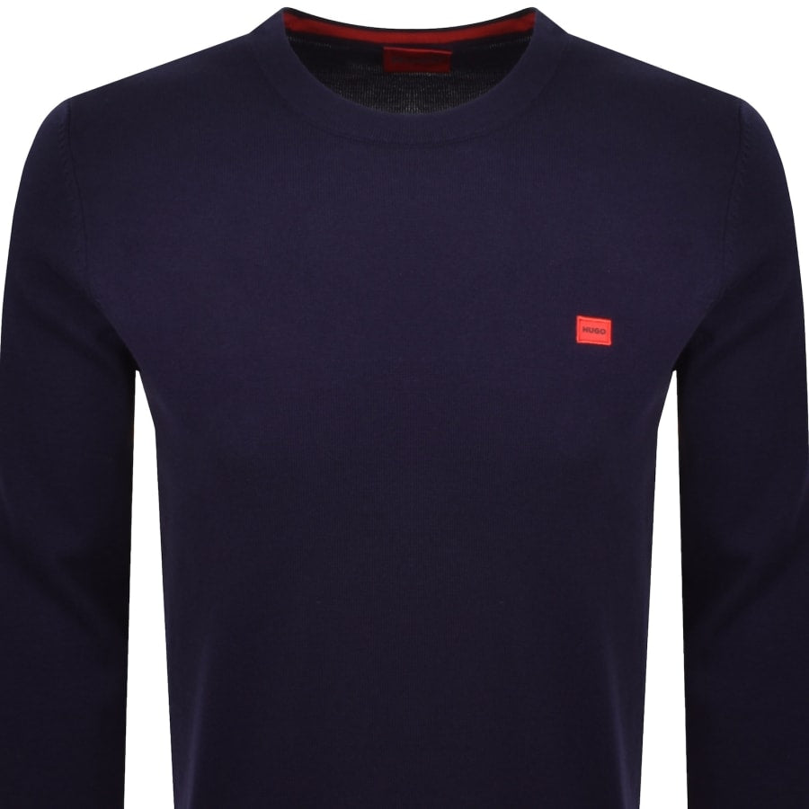 HUGO San Cassius Knit Jumper Navy