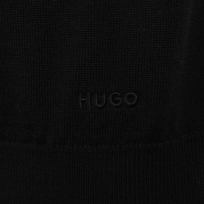 HUGO San Jorge Knit Jumper Black