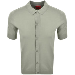 HUGO San Paco Knit Shirt Green