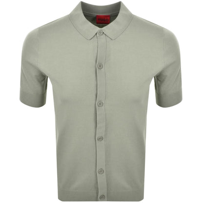 HUGO San Paco Knit Shirt Green