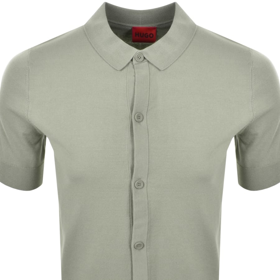 HUGO San Paco Knit Shirt Green