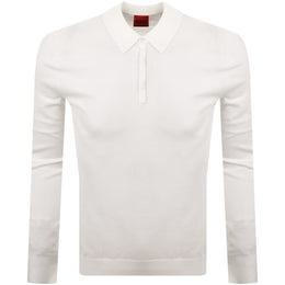 HUGO San Pippo Slim Fit Polo T Shirt Cream