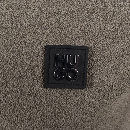 HUGO Shiplom Knit Polo Brown
