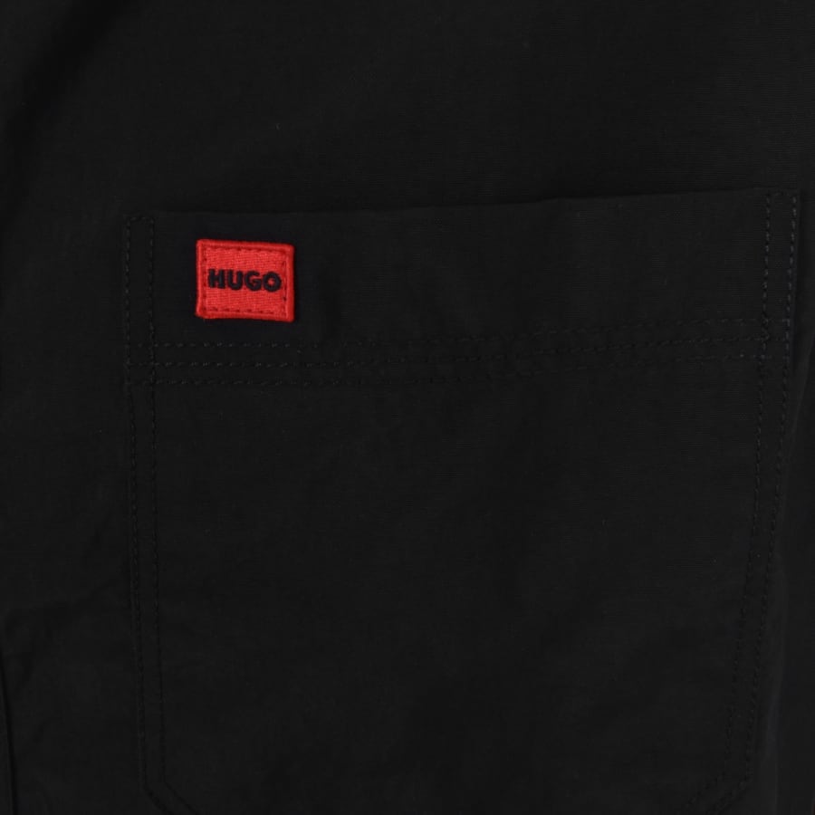 HUGO Short Sleeved Eratino Shirt Black