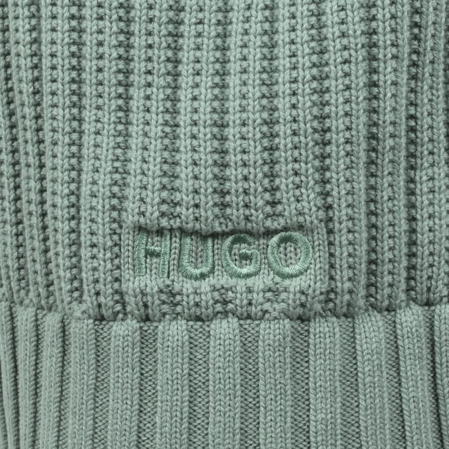 HUGO Sribben Knit Jumper Green