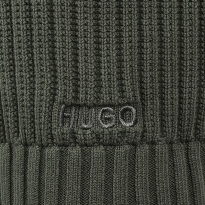 HUGO Sribben Knit Jumper Green