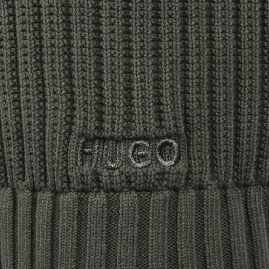 HUGO Sribben Knit Jumper Green