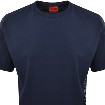HUGO Tiki Beach T Shirt Navy