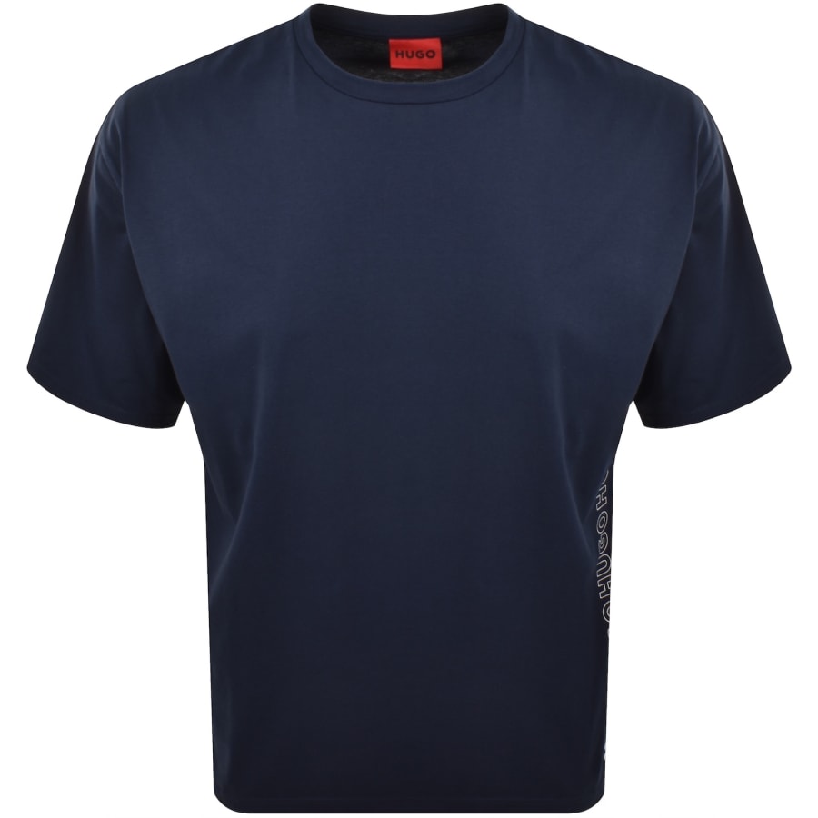HUGO Tiki Beach T Shirt Navy