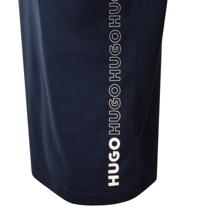HUGO Tiki Beach T Shirt Navy