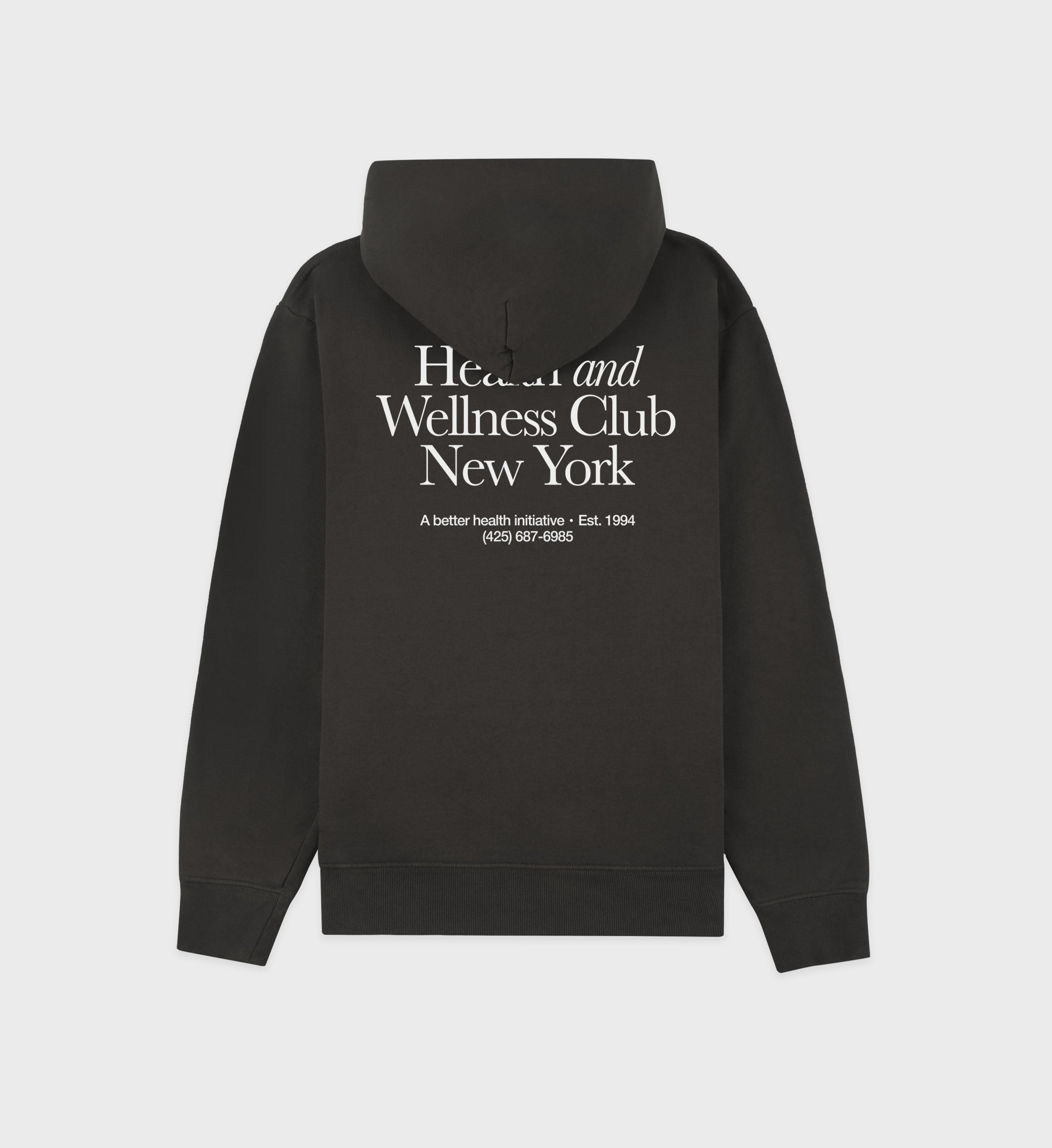 HWCNY Hoodie - Faded Black/White