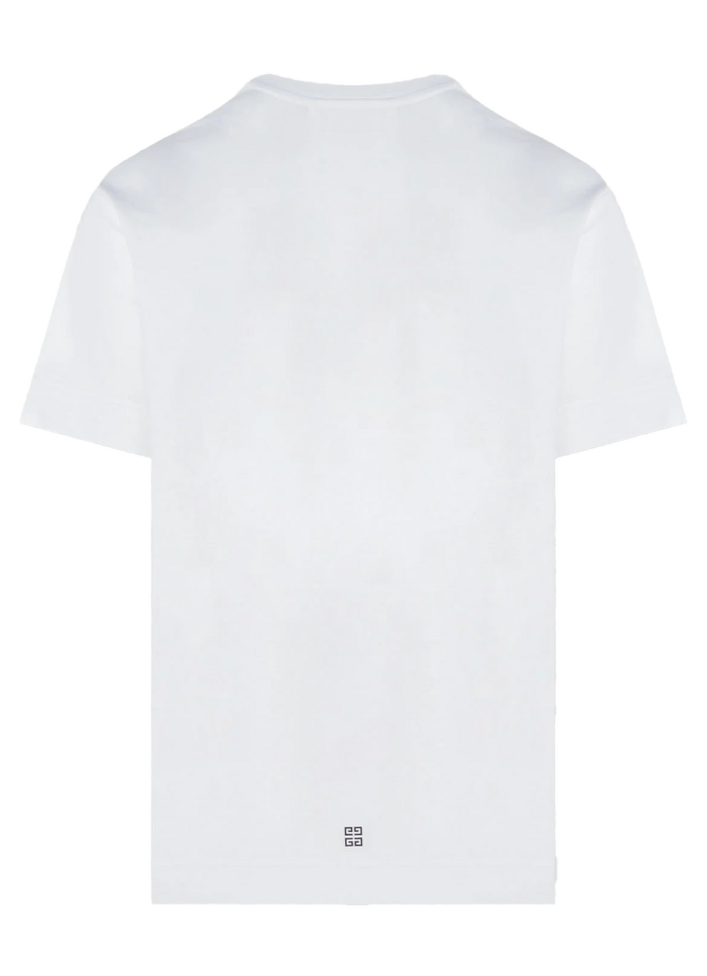 Givenchy Blue Circle Logo Oversized T-Shirt in White