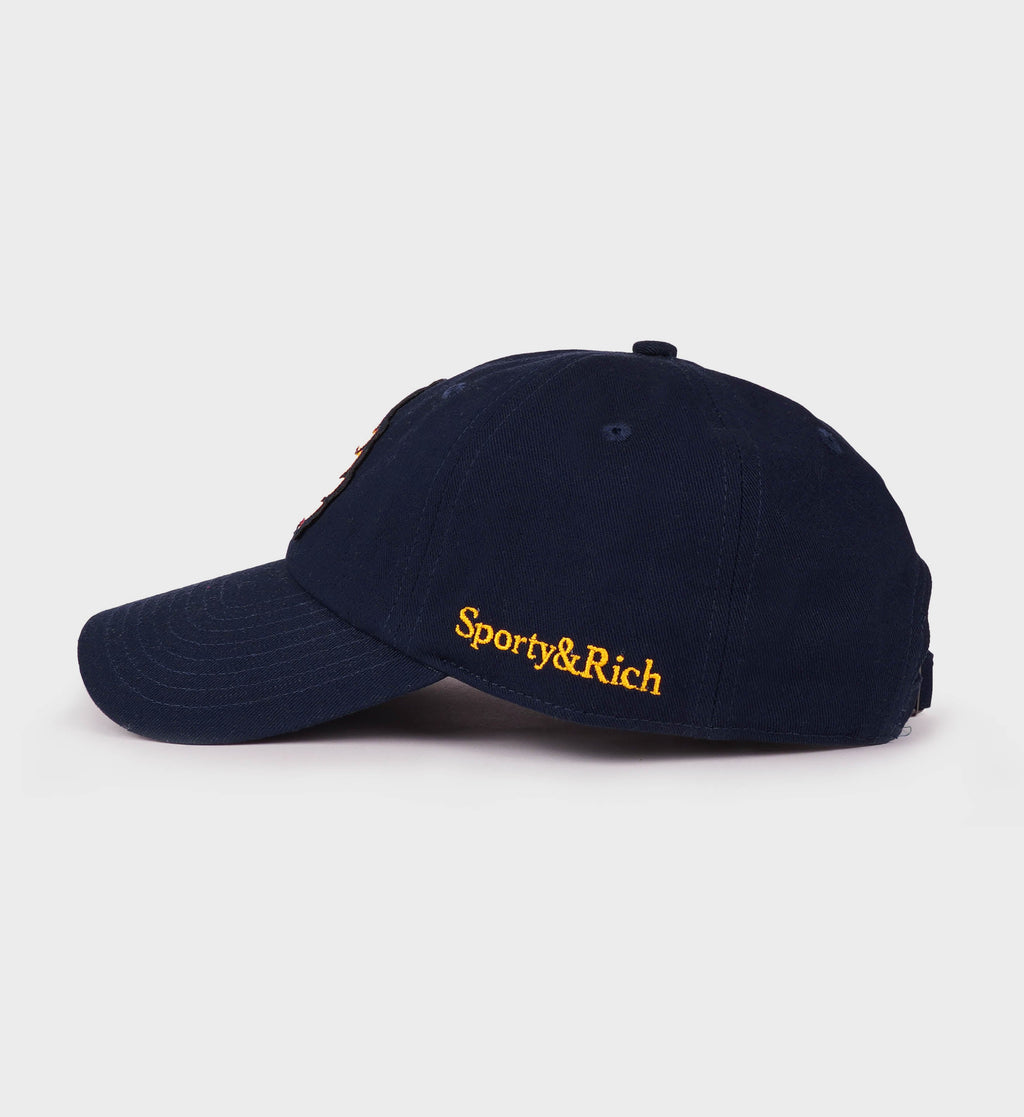 H&W Crest Hat - Navy/Ruby/Gold