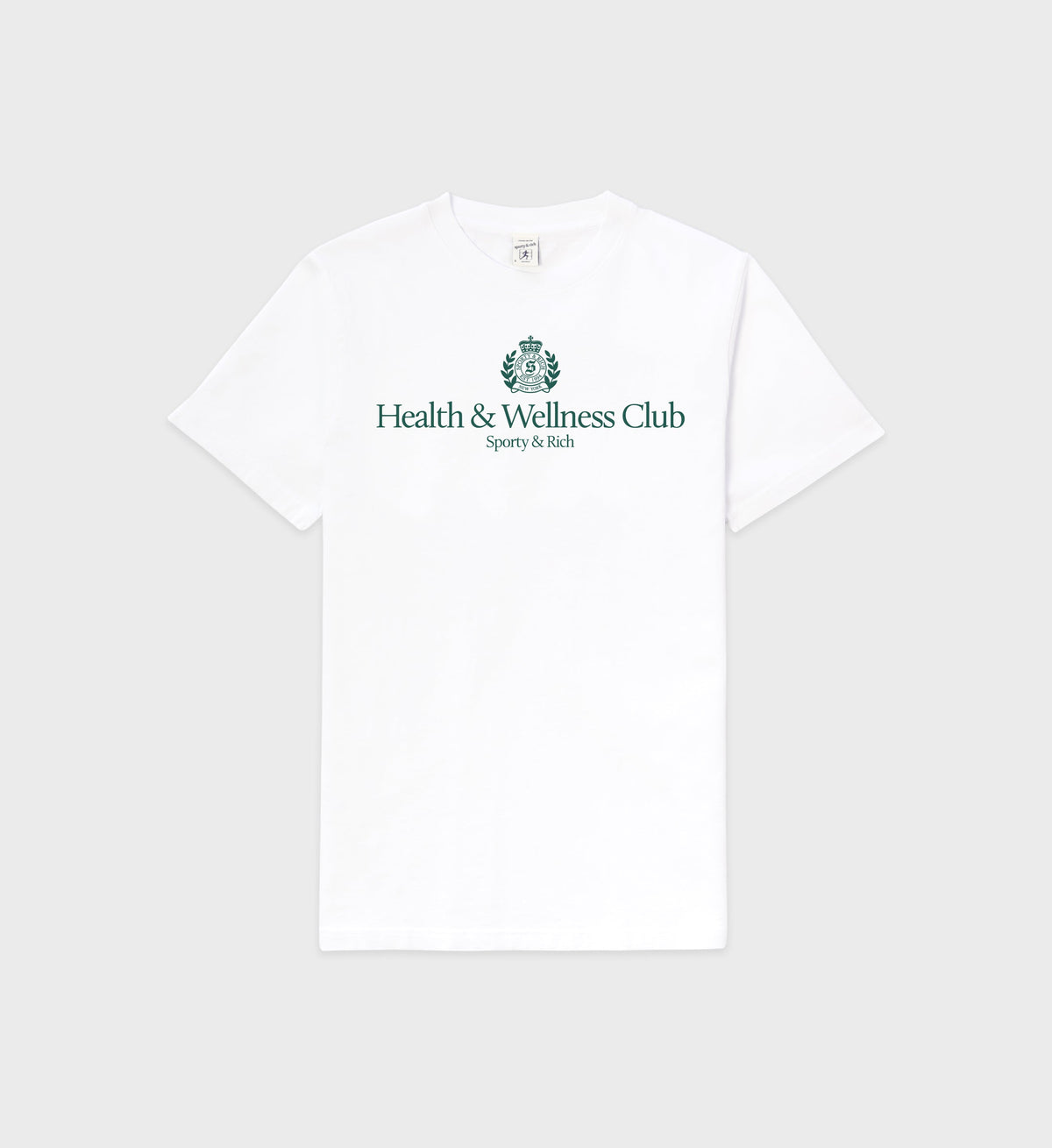 H&W Crest T-Shirt - White/Alpine