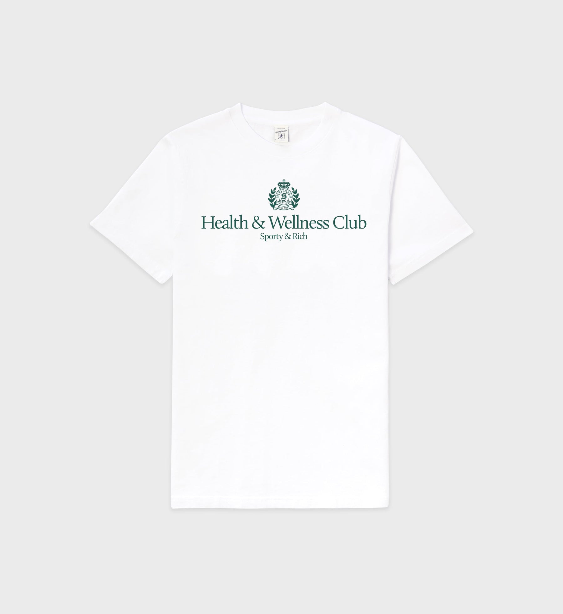H&W Crest T-Shirt - White/Alpine