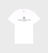 H&W Crest T-Shirt - White/Navy