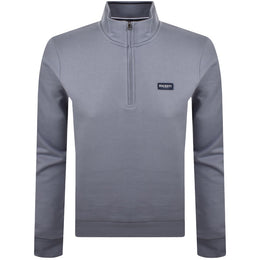 Hackett Half Zip Sweatshirt Blue