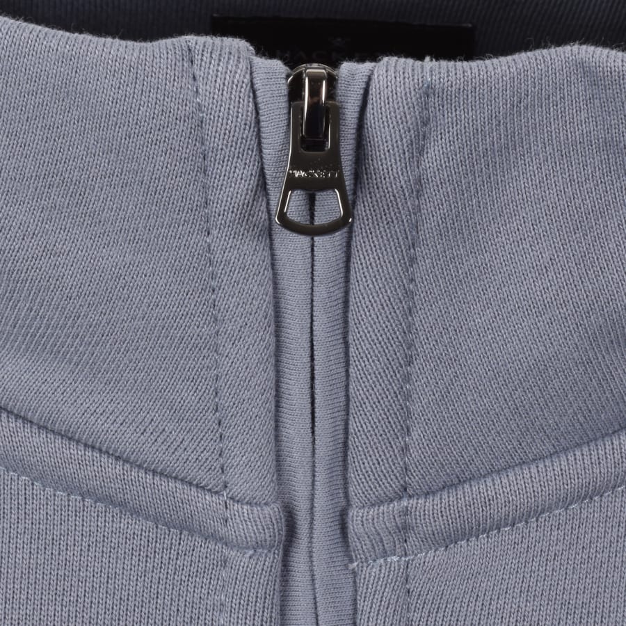 Hackett Half Zip Sweatshirt Blue