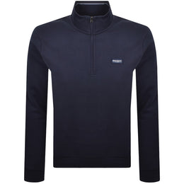 Hackett Half Zip Sweatshirt Navy