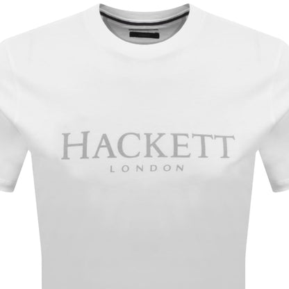 Hackett Heritage Essential T Shirt Optic White