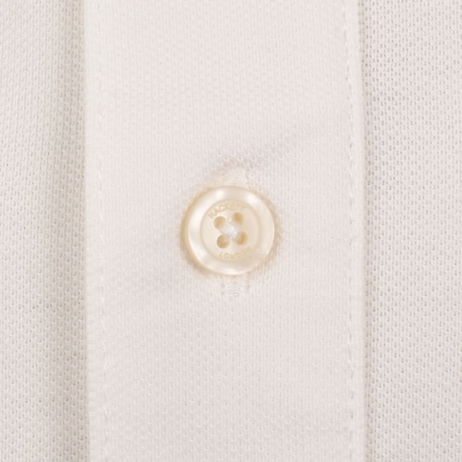Hackett Heritage Polo T Shirt Off White