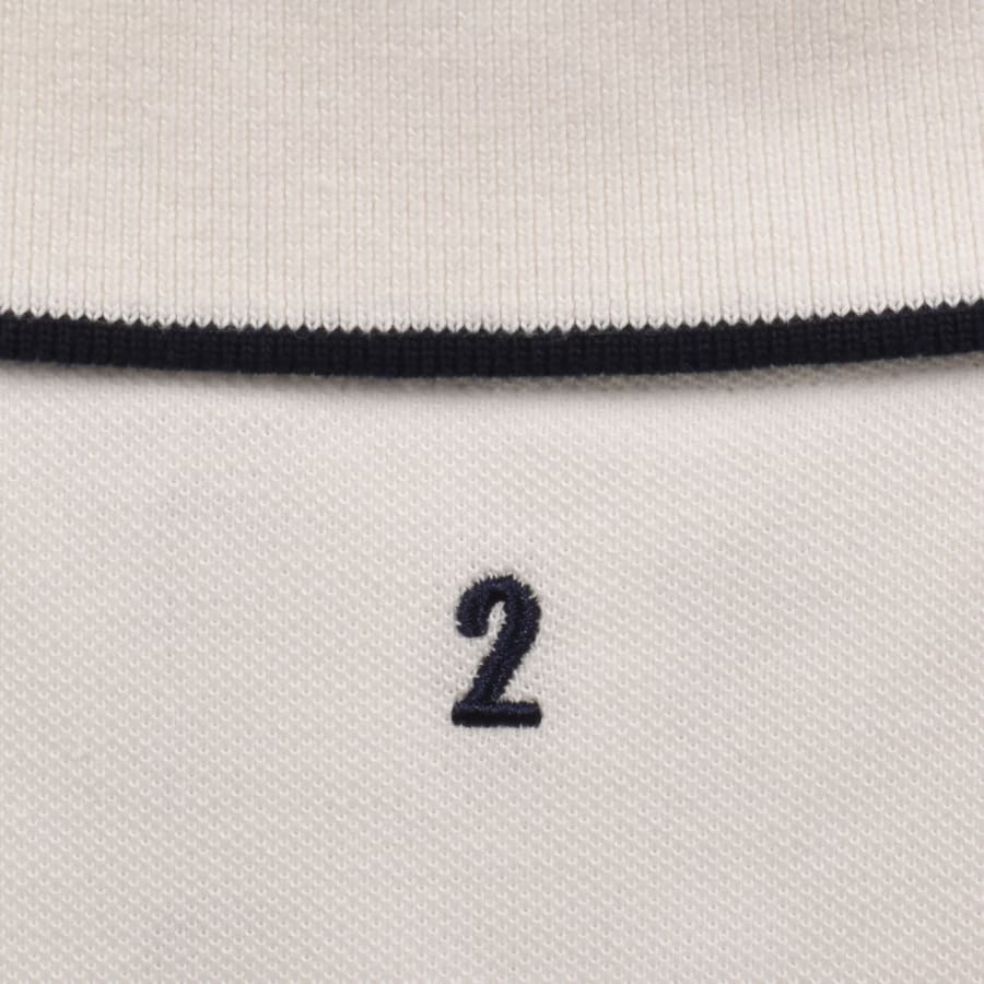 Hackett Heritage Polo T Shirt Off White