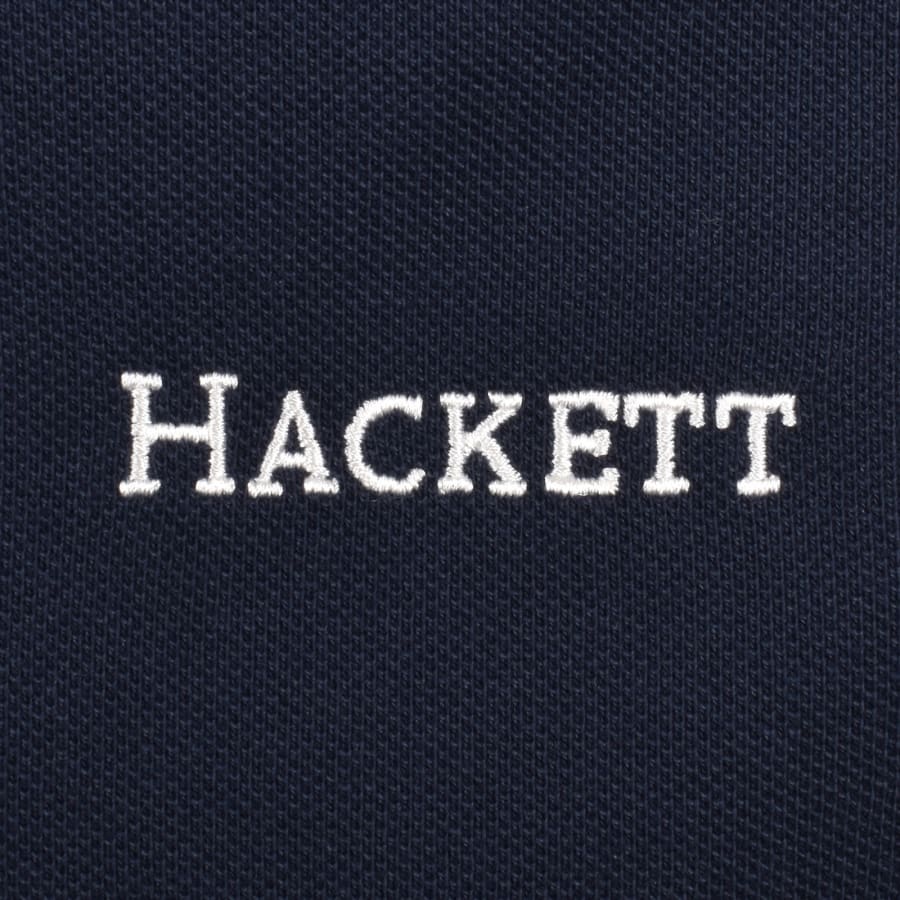 Hackett Heritage Sash Polo T Shirt Navy