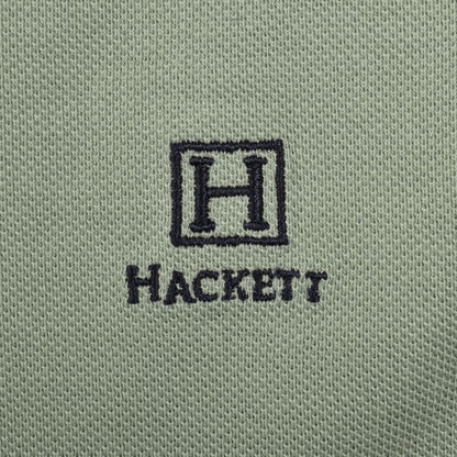 Hackett Heritage Tipped Polo T Shirt Green