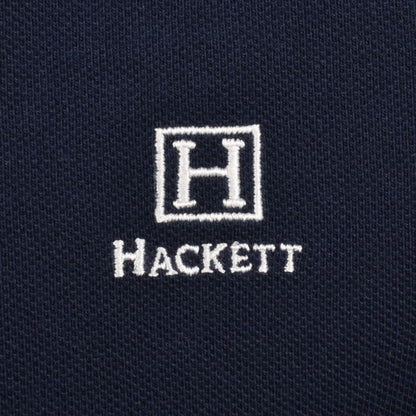 Hackett Heritage Tipped Polo T Shirt Navy