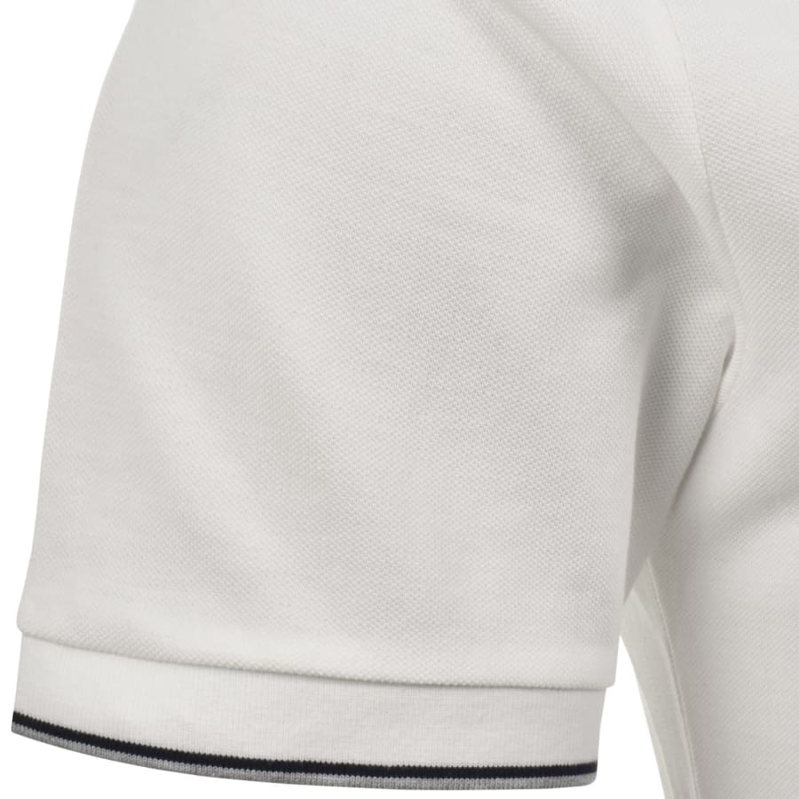 Hackett Heritage Tipped Polo T Shirt White