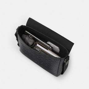 Houston Map Bag In Signature Leather